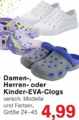 Jawoll Damen, Herren- oder Kinder-EVA-Clogs Angebot