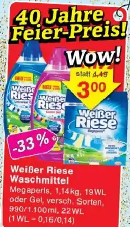 Jawoll Weißer Riese Waschmittel Angebot
