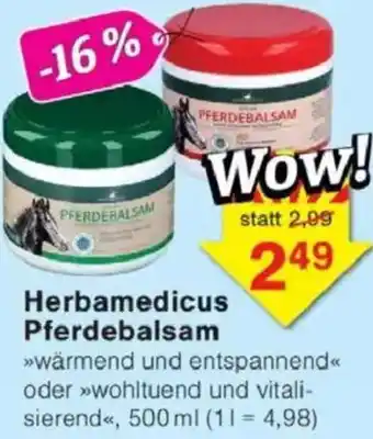 Jawoll Herbamedicus Pferdebalsam Angebot