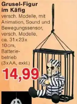 Jawoll Grusel-Figur im Käfig Angebot