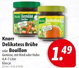 Nah & Frisch Knorr Delikatess Brühe oder Bouillon Angebot