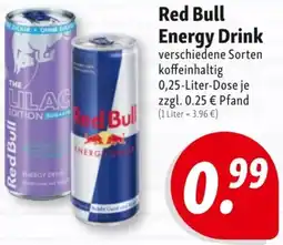 Nah & Frisch Red Bull Energy Drink Angebot