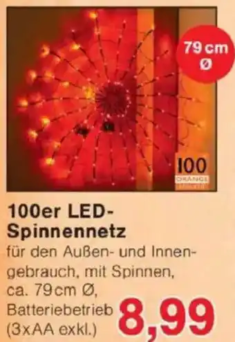 Jawoll 100er LED Spinnennetz Angebot