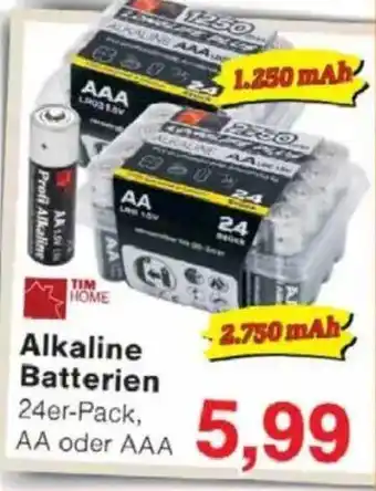 Jawoll TIM HOME Alkaline Batterien Angebot