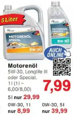 Jawoll Motorenöl Angebot