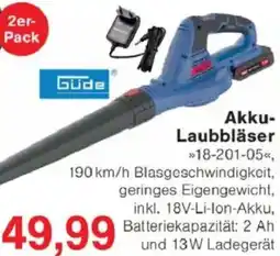 Jawoll Güde Akku Laubbläser Angebot