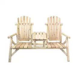 toom Baumarkt bellavista Gartenbank 'Timber' 2-Sitzer Holz braun 155 x 104 x 83 cm Angebot