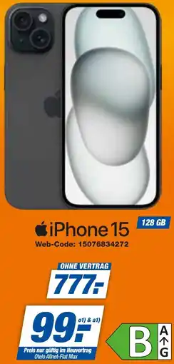 expert Techno Land Apple iPhone 15 Angebot
