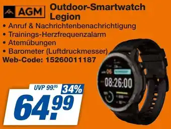 expert Techno Land AGM Outdoor-Smartwatch Legion Angebot