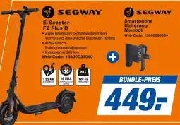 expert Techno Land SEGWAY E-Scooter F2 Plus D und Smartphone Halterung Ninebot Angebot