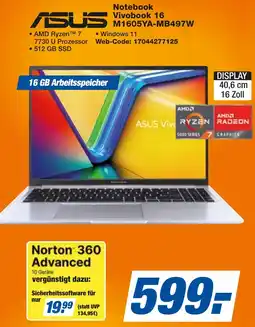 expert Techno Land ASUS Notebook Vivobook 16 M1605YA-MB497W Angebot