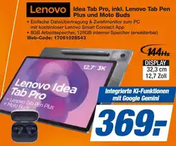 expert Techno Land Lenovo Idea Tab Pro, inkl. Lenovo Tab Pen Plus und Moto Buds Angebot