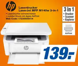 expert Techno Land hp Laserdrucker LaserJet MFP M140w 3-in-1 Angebot
