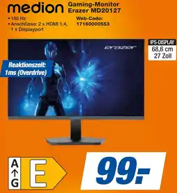 expert Techno Land medion Gaming-Monitor Erazer MD20127 Angebot