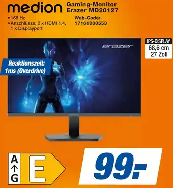 expert Techno Land medion Gaming-Monitor Erazer MD20127 Angebot