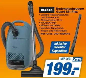 expert Techno Land Miele Bodenstaubsauger Guard M1 Flex Angebot