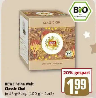 REWE Rewe feine welt classic chai Angebot