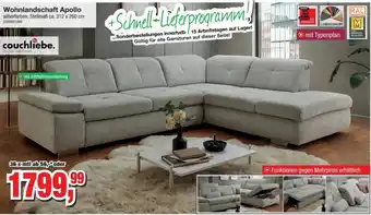 Möbelfundgrube Couchliebe Wohnlandschaft Apollo Angebot
