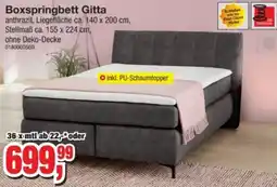 Möbelfundgrube Boxspringbett Gitta Angebot