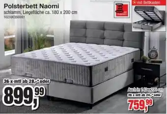Möbelfundgrube Polsterbett Naomi Angebot