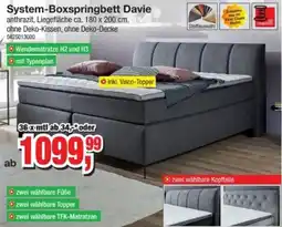 Möbelfundgrube System-Boxspringbett Davie Angebot
