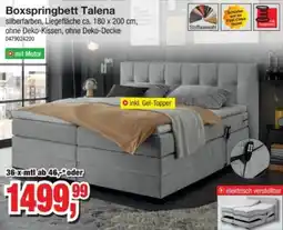 Möbelfundgrube Boxspringbett Talena Angebot