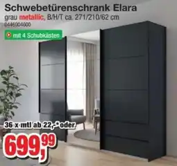 Möbelfundgrube Schwebetürenschrank Elara Angebot