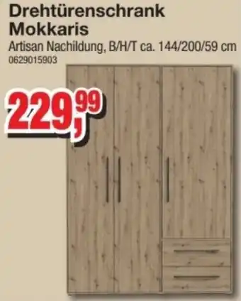 Möbelfundgrube Drehtürenschrank Mokkaris Angebot