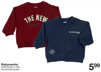 Zeeman Babysweater Angebot