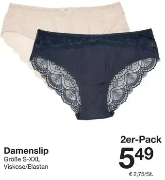 Zeeman Damenslip Angebot