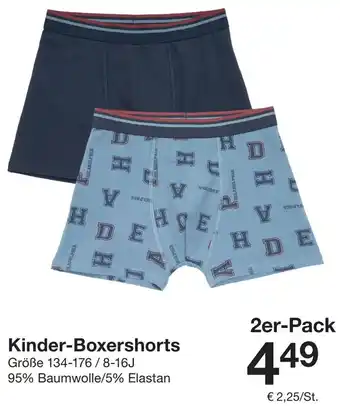 Zeeman Kinder-Boxershorts Angebot