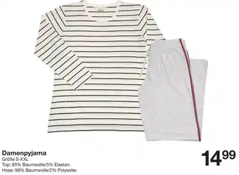 Zeeman Damenpyjama Angebot