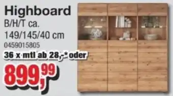 Möbelfundgrube Highboard Angebot