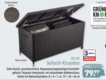 Aldi Nord Belavi Geflecht Kissenbox Angebot