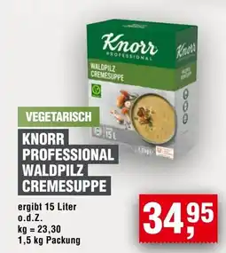Handelshof KNORR PROFESSIONAL WALDPILZ CREMESUPPE Angebot
