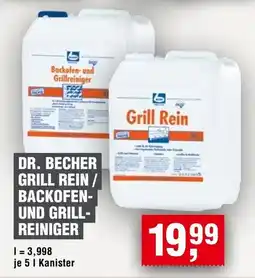 Handelshof DR. BECHER GRILL REIN/ BACKOFEN- UND GRILL- REINIGER Angebot