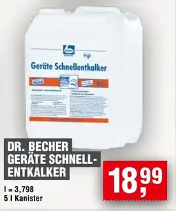 Handelshof DR. BECHER GERÄTE SCHNELL- ENTKALKER Angebot