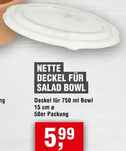 Handelshof NETTE DECKEL FÜR SALAD BOWL Angebot
