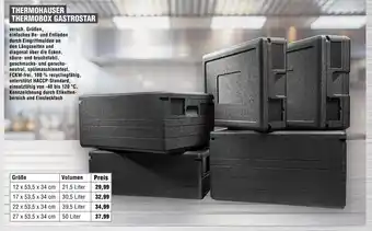 Handelshof THERMOHAUSER THERMOBOX GASTROSTAR Angebot