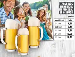 Handelshof TABLE ROC BIERSEIDEL MINDEN, JE 6 STÜCK Angebot