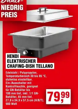 Handelshof HENDI ELEKTRISCHER CHAFING-DISH TELLANO Angebot