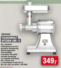 Handelshof HENDI FLEISCHWOLF KITCHEN LINE 12 Angebot