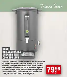 Handelshof HENDI HEISSGETRÄNKE- SPENDER CONCEPT LINE Angebot