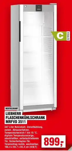 Handelshof LIEBHERR FLASCHENKÜHLSCHRANK MRFVD 3511 Angebot
