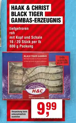 Handelshof HAAK & CHRIST BLACK TIGER GAMBAS-ERZEUGNIS Angebot