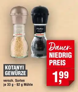 Handelshof KOLÁNY GEWÜRZE Angebot