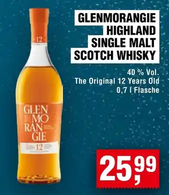 Handelshof GLENMORANGIE HIGHLAND SINGLE MALT SCOTCH WHISKY Angebot