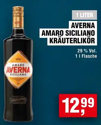 Handelshof AVERNA AMARO SICILIANO KRÄUTERLIKÖR Angebot