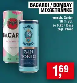 Handelshof BACARDI / BOMBAY MIXGETRÄNKE Angebot