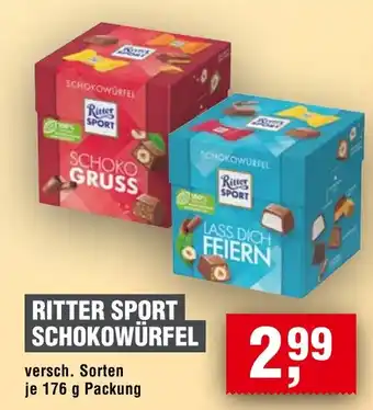 Handelshof RITTER SPORT SCHOKOWÜRFEL Angebot
